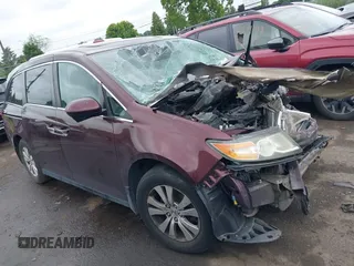 2014 Honda Odyssey EX-L with VIN 5FNRL5H62EB013541, listed as a IAAI auction lot 42616031 with Not provided miles and . Bid and sale history available at DreamBid. Image 1.