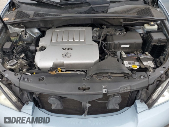 2007 Lexus RX 350 with VIN JTJHK31U872021187, listed as a Copart auction lot 60369145 with 126,093 mi miles and Salvage title. Bid and sale history available at DreamBid. Image 12.