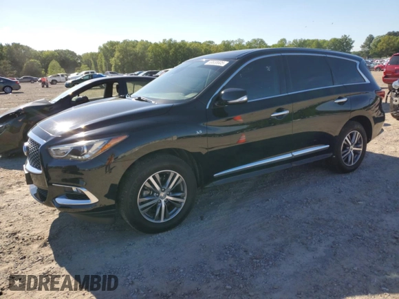 2020 Infiniti QX60 Luxe with VIN 5N1DL0MM9LC522551, listed as a Copart auction lot 53838605 with 52,977 mi miles and Salvage Title. Bid and sale history available at DreamBid. Image 1.