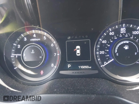 2015 Hyundai Azera Limited with VIN KMHFH4JG1FA476455, listed as a IAAI auction lot 42407261 with 110,293 mi miles and . Bid and sale history available at DreamBid. Image 7.