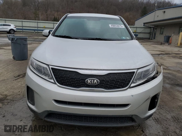2015 Kia Sorento LX with VIN 5XYKT3A6XFG601732, listed as a Copart auction lot 49853875 with 108,466 mi miles and Salvage Title. Bid and sale history available at DreamBid. Image 5.