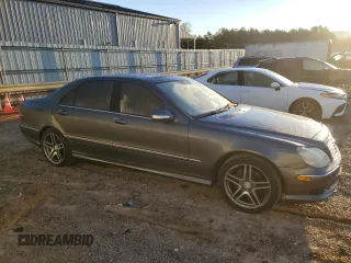 2006 Mercedes-Benz S 500 with VIN WDBNG75J56A476841, listed as a Copart auction lot 75056844 with 155,289 mi miles and Salvage Title. Bid and sale history available at carsss.com. Image 4.