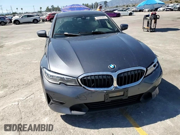 2022 BMW 3 Series 330i with VIN 3MW5R1J00N8C60621, listed as a Copart auction lot 56243465 with 71,940 mi miles and Salvage title. Bid and sale history available at DreamBid. Image 13.
