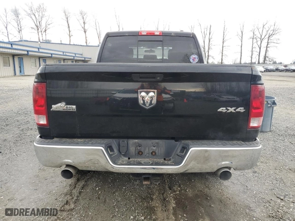 2012 Ram 1500 Outdoorsman with VIN 1C6RD7LTXCS154449, listed as a Copart auction lot 50466685 with 222,014 mi miles and Clean Title. Bid and sale history available at carsss.com. Image 6.