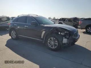 2010 Infiniti FX with VIN JN8AS1MW9AM856785, listed as a Copart auction lot 63583555 with 241,400 mi miles and Salvage title. Bid and sale history available at DreamBid. Image 4.