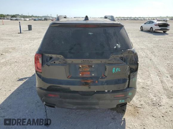 2022 GMC Acadia SLE with VIN 1GKKNKL46NZ131395, listed as a Copart auction lot 52573375 with 55,293 mi miles and Salvage title. Bid and sale history available at DreamBid. Image 6.