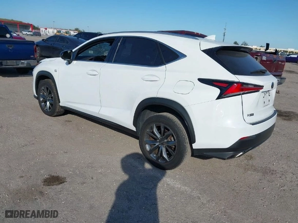 2021 Lexus NX with VIN JTJSARBZ8M2199988, listed as a IAAI auction lot 41034202 with 48306 miles. Bid and sale history available at carsss.com. Image 3.
