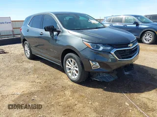2020 Chevrolet Equinox LT with VIN 2GNAXUEV1L6207088, listed as a IAAI auction lot 41830542 with 65,836 mi miles. Bid and sale history available at carsss.com. Image 1.