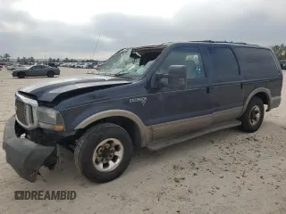 2001 Ford Excursion Limited z VIN 1FMNU42SX1EB45935, wystawiony jako Copart lot #86662144 z przebiegiem 321 709 mil mil oraz Czysty tytuł • Clean title. Historia ofert i sprzedaży dostępna na DreamBid. Obrazek 1.