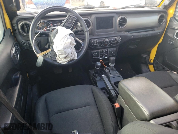 2019 Jeep Wrangler Unlimited Sport with VIN 1C4HJXDG1KW579578, listed as a Copart auction lot 88241065 with 69,083 mi miles and Salvage title. Bid and sale history available at DreamBid. Image 8.