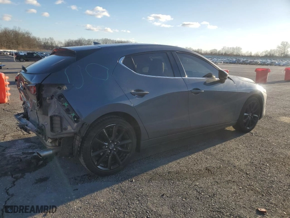 2020 Mazda Mazda3 Hatchback Premium Package with VIN JM1BPBNM3L1156365, listed as a Copart auction lot 46213475 with 70,625 mi miles and Salvage Title. Bid and sale history available at carsss.com. Image 3.
