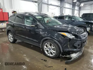 2013 Ford Escape SEL with VIN 1FMCU9HX3DUD40289, listed as a Copart auction lot 60711035 with 166,100 mi miles and Salvage title. Bid and sale history available at DreamBid. Image 4.