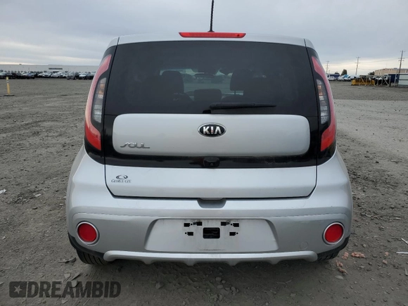 2017 Kia Soul + with VIN KNDJP3A5XH7437177, listed as a Copart auction lot 48389185 with 44,662 mi miles and Salvage Title. Bid and sale history available at carsss.com. Image 6.