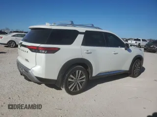 2022 Nissan Pathfinder Platinum with VIN 5N1DR3DHXNC200040, listed as a Copart auction lot 48653225 with 70,171 mi miles and Salvage title. Bid and sale history available at DreamBid. Image 3.