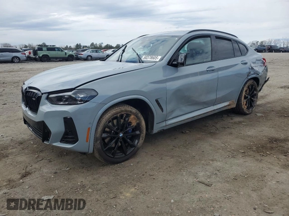 2024 BMW X4 M40i z VIN 5UX43DT05R9U81172, wystawiony jako Copart lot #50378605 z przebiegiem 12 198 mil mil oraz Szkoda całkowita • Salvage title. Historia ofert i sprzedaży dostępna na DreamBid. Obrazek 1.