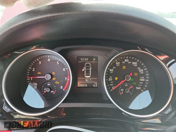2015 Volkswagen Jetta GLI SEL with VIN 3VW4S7AJ8FM262024, listed as a Copart auction lot 59997405 with 124,276 mi miles and Salvage title. Bid and sale history available at DreamBid. Image 9.
