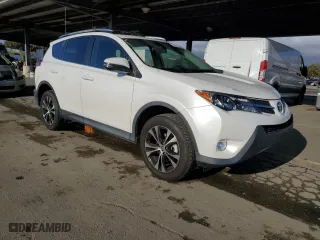 2015 Toyota RAV4 Limited with VIN 2T3DFREV9FW239933, listed as a Copart auction lot 45512155 with 125,401 mi miles and Salvage Title. Bid and sale history available at carsss.com. Image 4.