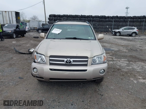 2006 Toyota Highlander Hybrid with VIN JTEEW21AX60007243, listed as a IAAI auction lot 42032134 with 154,901 mi miles. Bid and sale history available at carsss.com. Image 12.