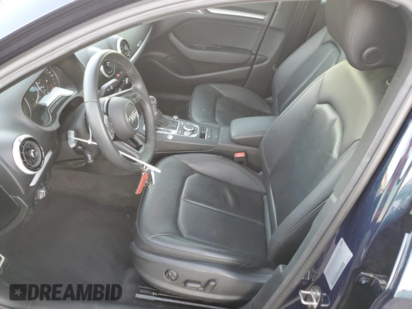 2019 Audi A3 Sedan Premium with VIN WAUAUGFF3K1011498, listed as a Copart auction lot 76357313 with 52,894 mi miles. Bid and sale history available at carsss.com. Image 7.