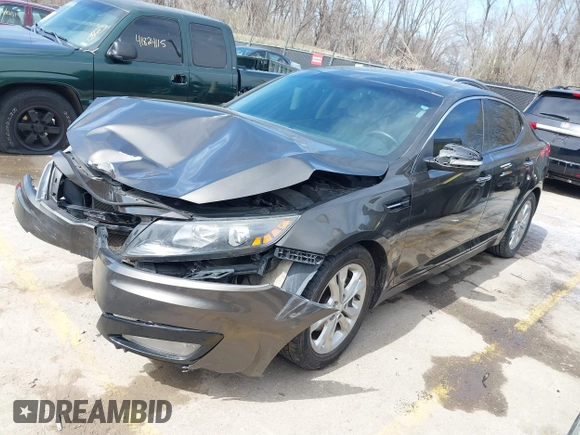 2013 Kia Optima EX with VIN 5XXGN4A77DG234921, listed as a IAAI auction lot 41823669 with 168,460 mi miles. Bid and sale history available at carsss.com. Image 17.