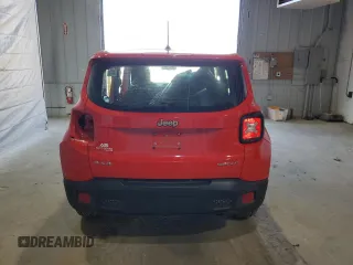 2017 Jeep Renegade Sport with VIN ZACCJBAB4HPG43818, listed as a Copart auction lot 53976885 with 122,789 mi miles and Salvage title. Bid and sale history available at DreamBid. Image 6.