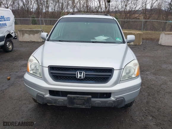 2004 Honda Pilot EX with VIN 2HKYF18534H617991, listed as a IAAI auction lot 41855906 with 193,084 mi miles. Bid and sale history available at carsss.com. Image 6.