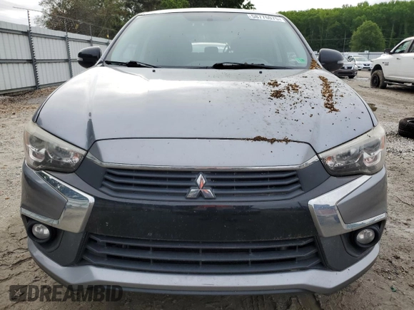 2017 Mitsubishi Outlander ES with VIN JA4AR3AU7HZ038405, listed as a Copart auction lot 58776075 with 172,089 mi miles and Salvage title. Bid and sale history available at DreamBid. Image 5.