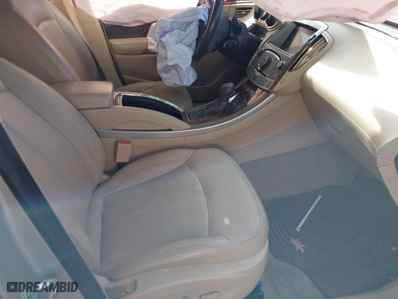 2012 Buick LaCrosse Leather with VIN 1G4GC5E39CF343974, listed as a IAAI auction lot 41211101 with 1 mi miles. Bid and sale history available at carsss.com. Image 5.