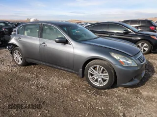 2011 Infiniti G25 x with VIN JN1DV6ARXBM650715, listed as a Copart auction lot 88261515 with 115,667 mi miles and Salvage Title. Bid and sale history available at DreamBid. Image 4.