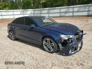 2017 Audi A3 Sedan Premium with VIN WAUB8GFF5H1026537, listed as a Copart auction lot 53865645 with 106,104 mi miles and Salvage Title. Bid and sale history available at carsss.com. Image 4.