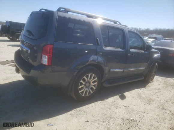 2012 Nissan Pathfinder LE with VIN 5N1AR1NNXCC622897, listed as a Copart auction lot 48137725 with 148,809 mi miles and Salvage Title. Bid and sale history available at carsss.com. Image 3.