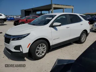 2022 Chevrolet Equinox LT с VIN 3GNAXKEV7NL103305, выставлен на аукционе Copart как лот 55479705 с пробегом 57 905 миль миль и На запчасти • Non repairable. История ставок и продаж доступна на DreamBid. Изображение 1.