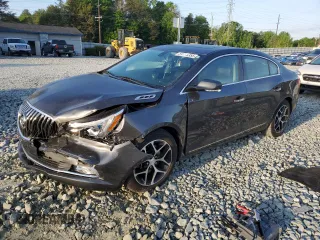 2016 Buick LaCrosse Sport Touring with VIN 1G4G45G39GF281914, listed as a Copart auction lot 54756355 with 66,437 mi miles and Salvage title. Bid and sale history available at DreamBid. Image 1.