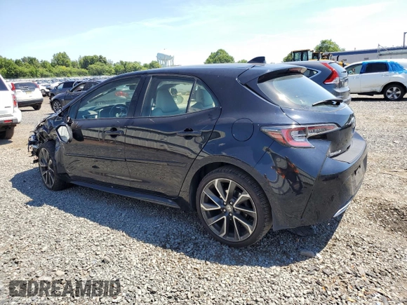 2019 Toyota Corolla Hatchback SE with VIN JTNK4RBE3K3061043, listed as a Copart auction lot 61609844 with 46,136 mi miles and Salvage Title. Bid and sale history available at carsss.com. Image 2.