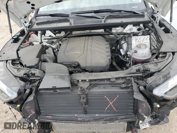 2021 Audi Q5 Premium Plus with VIN WA1BAAFY4M2011158, listed as a Copart auction lot 72142954 with 17,613 mi miles and Salvage Title. Bid and sale history available at carsss.com. Image 11.