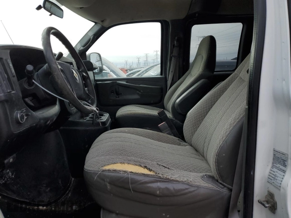 2009 Chevrolet Express Passenger with VIN 1GAHG35K291173593, listed as a Copart auction lot 43442085 with Not provided miles and Salvage title. Bid and sale history available at DreamBid. Image 7.