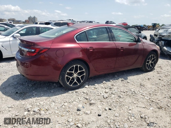 2017 Buick Regal Sport Touring with VIN 2G4GL5EXXH9105523, listed as a Copart auction lot 54274505 with 164,590 mi miles and Salvage Title. Bid and sale history available at DreamBid. Image 3.