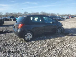 2015 Toyota Yaris L with VIN VNKKTUD31FA028721, listed as a Copart auction lot 43000465 with Not Provided miles and Salvage Title. Bid and sale history available at carsss.com. Image 3.