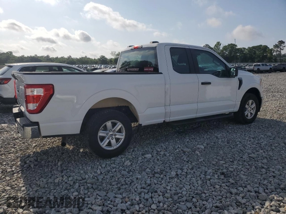 2021 Ford F-150 XL with VIN 1FTEX1CB2MKE72943, listed as a Copart auction lot 51618435 with 125,692 mi miles and Clean title. Bid and sale history available at DreamBid. Image 3.