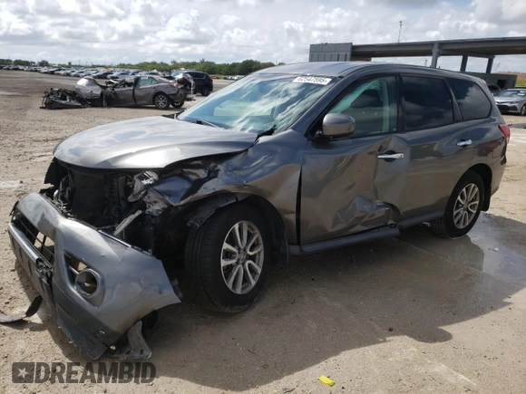 2015 Nissan Pathfinder SL with VIN 5N1AR2MNXFC614049, listed as a Copart auction lot 62547595 with 148,375 mi miles and Salvage title. Bid and sale history available at DreamBid. Image 1.