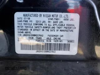 2008 Infiniti G35 with VIN JNKBV61E88M227642, listed as a Copart auction lot 74089844 with 149,299 mi miles and Salvage Title. Bid and sale history available at DreamBid. Image 14.