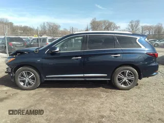 2017 Infiniti QX60 with VIN 5N1DL0MM3HC550045, listed as a IAAI auction lot 41857238 with 132,316 mi miles and . Bid and sale history available at DreamBid. Image 14.