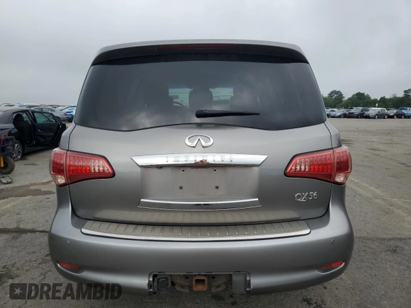 2012 Infiniti QX56 8-passenger with VIN JN8AZ2NC2C9317632, listed as a Copart auction lot 65179675 with 166,857 mi miles and Clean title. Bid and sale history available at DreamBid. Image 6.