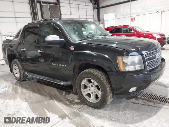 2008 Chevrolet Avalanche 2LT with VIN 3GNFK12328G287891, listed as a IAAI auction lot 41509248 with 233,133 mi miles and . Bid and sale history available at DreamBid. Image 1.