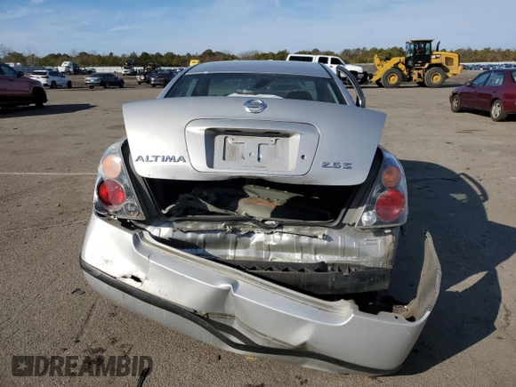 2002 Nissan Altima S with VIN 1N4AL11D72C243959, listed as a Copart auction lot 45747095 with 0 mi miles and Salvage Title. Bid and sale history available at carsss.com. Image 6.