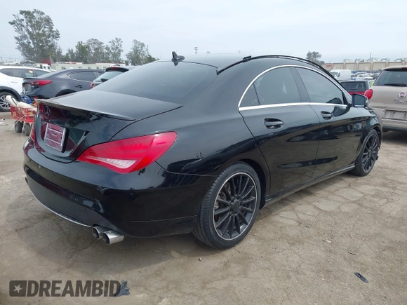 2014 Mercedes-Benz CLA 250 with VIN WDDSJ4EB6EN131263, listed as a IAAI auction lot 42379300 with 102,074 mi miles and . Bid and sale history available at DreamBid. Image 4.