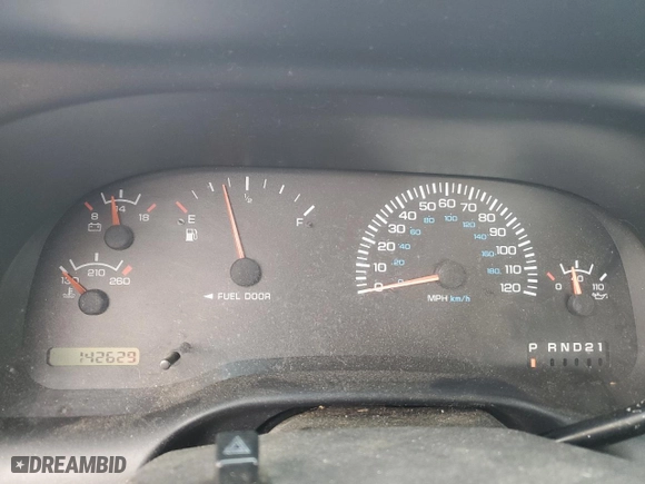 1998 Dodge Ram 1500 with VIN 3B7HC12Y3WG189752, listed as a Copart auction lot 46402395 with 142,629 mi miles and Salvage Title. Bid and sale history available at carsss.com. Image 9.