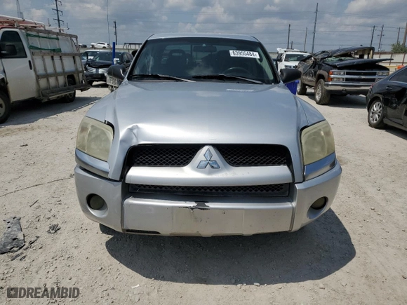 2007 Mitsubishi Raider LS with VIN 1Z7HC28KX7S126249, listed as a Copart auction lot 63955484 with 176786 miles and Salvage Title. Bid and sale history available at carsss.com. Image 5.