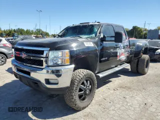 2013 Chevrolet Silverado 3500HD LTZ with VIN 1GC4K1C89DF172128, listed as a Copart auction lot 74984854 with 176,036 mi miles and Salvage Title. Bid and sale history available at carsss.com. Image 1.