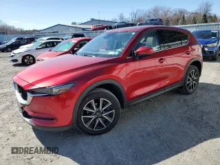 2018 Mazda CX-5 Grand Touring with VIN JM3KFBDM1J0305192, listed as a Copart auction lot 51082315 with 84,921 mi miles and Salvage Title. Bid and sale history available at carsss.com. Image 1.